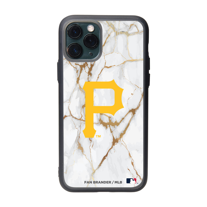Fan Brander Slate series Phone case with Pittsburgh Pirates White Marble design