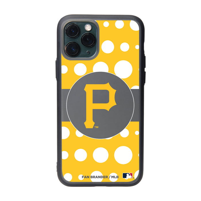 Fan Brander Slate series Phone case with Pittsburgh Pirates Primary Logo with Polka Dots