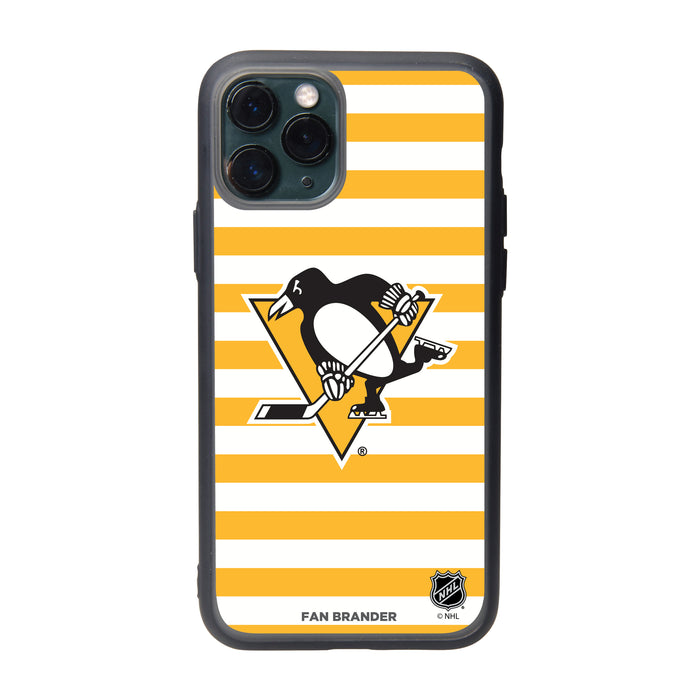 Fan Brander Slate series Phone case with Pittsburgh Penguins Stripes