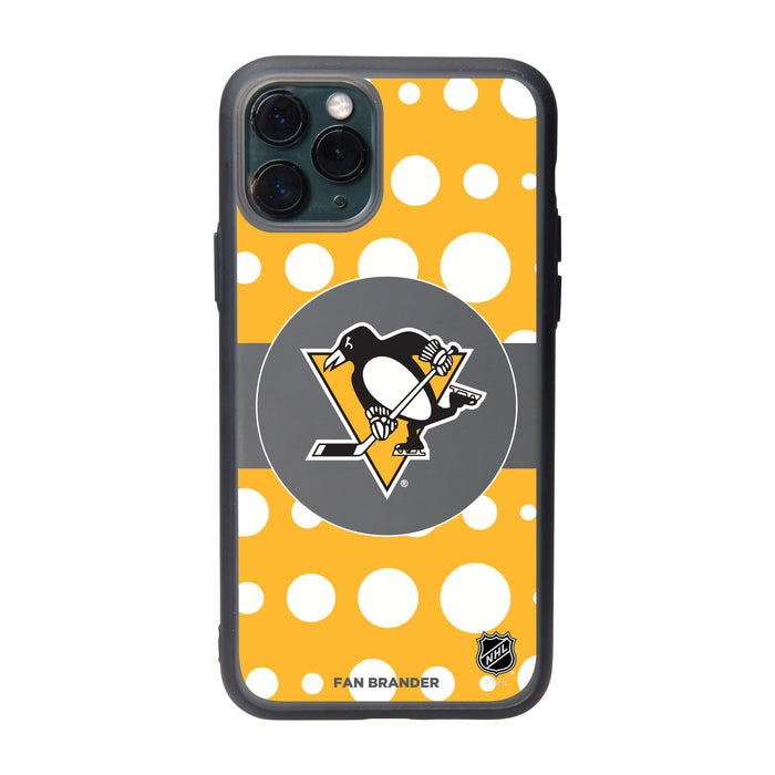 Fan Brander Slate series Phone case with Pittsburgh Penguins Polka Dots design