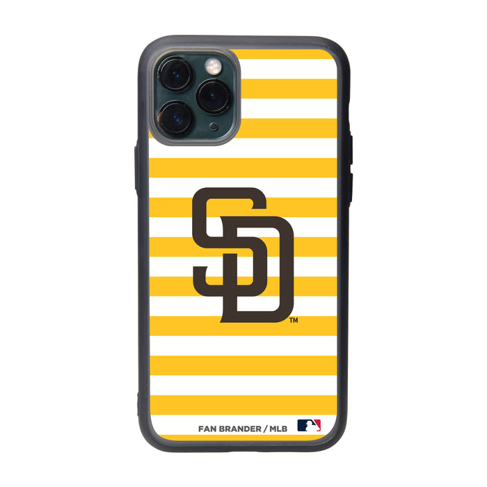 Fan Brander Slate series Phone case with San Diego Padres Stripes