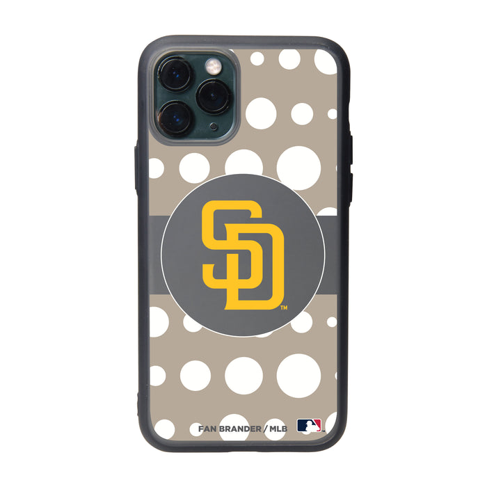 Fan Brander Slate series Phone case with San Diego Padres Primary Logo with Polka Dots