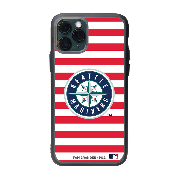 Fan Brander Slate series Phone case with Seattle Mariners Stripes