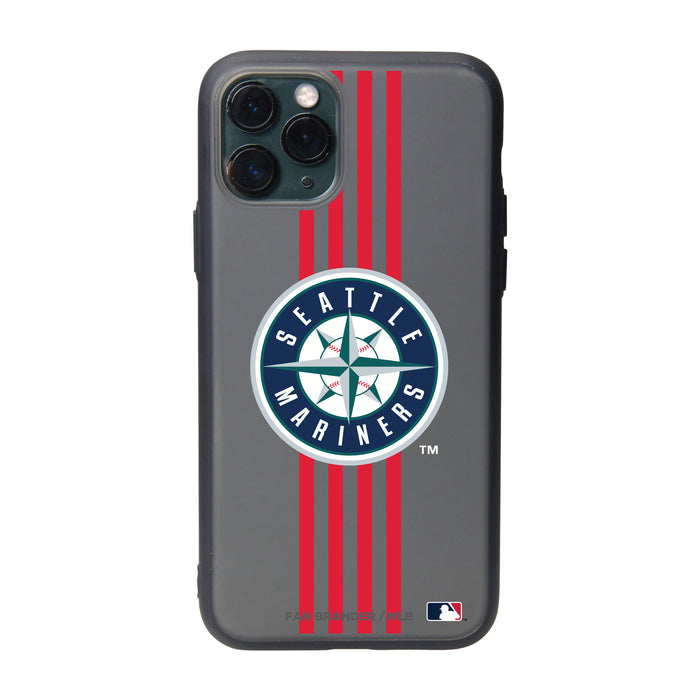 Fan Brander Slate series Phone case with Seattle Mariners Primary Logo with Vertical Stripe