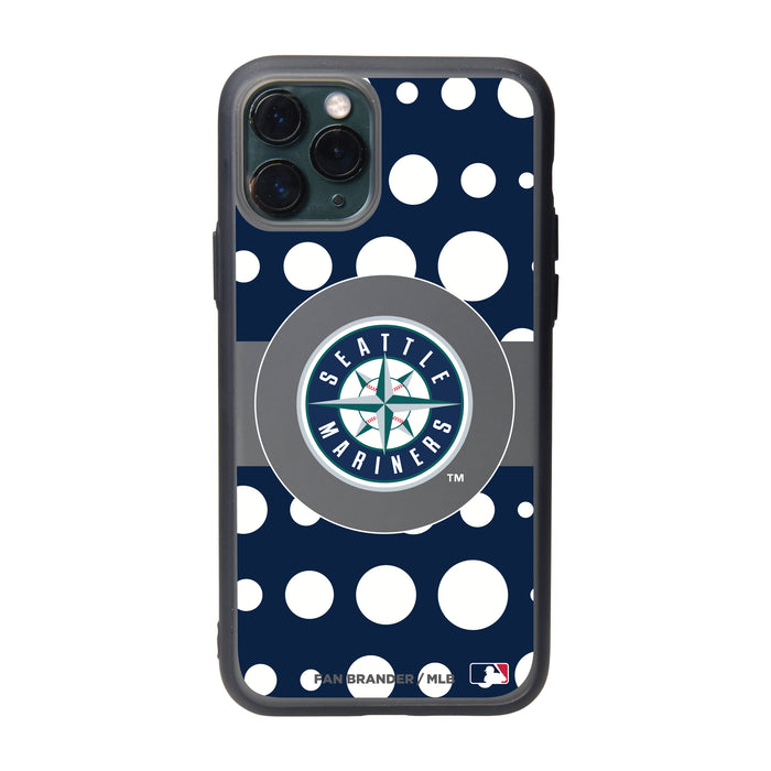 Fan Brander Slate series Phone case with Seattle Mariners Primary Logo with Polka Dots