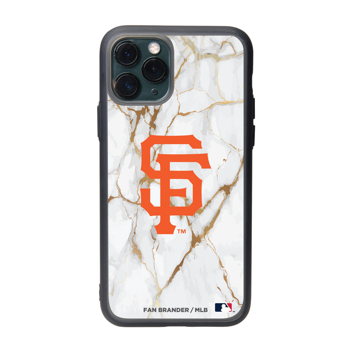 Fan Brander Slate series Phone case with San Francisco Giants White Marble design