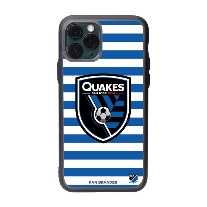 Fan Brander Slate series Phone case with San Jose Earthquakes Primary Logo with Stripes