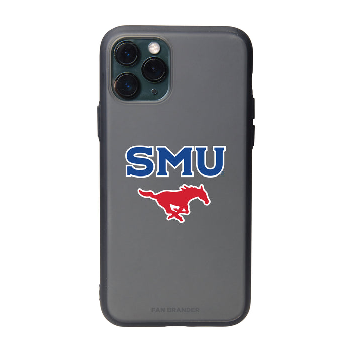 Fan Brander Slate series Phone case with SMU Mustangs Primary Logo