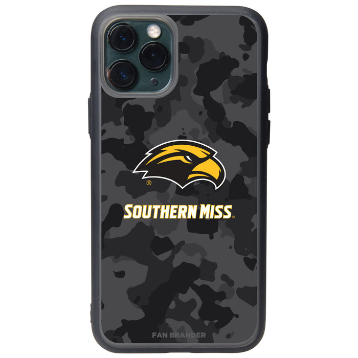 Fan Brander Slate series Phone case with Southern Mississippi Golden Eagles Urban Camo design