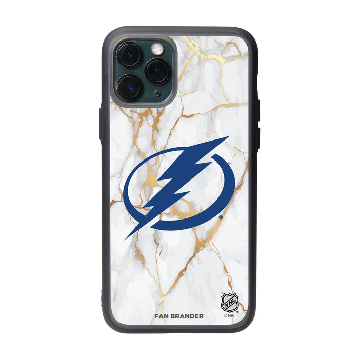 Fan Brander Slate series Phone case with Tampa Bay Lightning White Marble Design