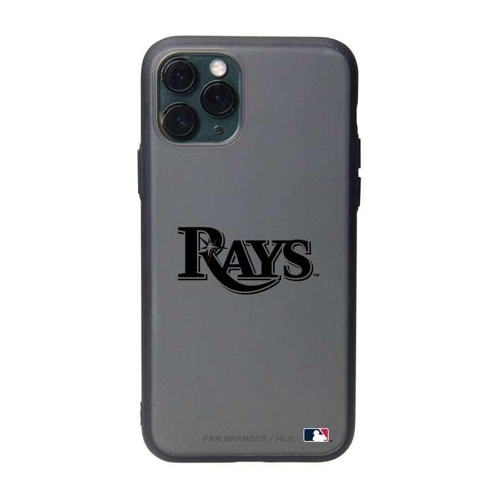 Fan Brander Slate series Phone case with Tampa Bay Rays Primary Logo in Black