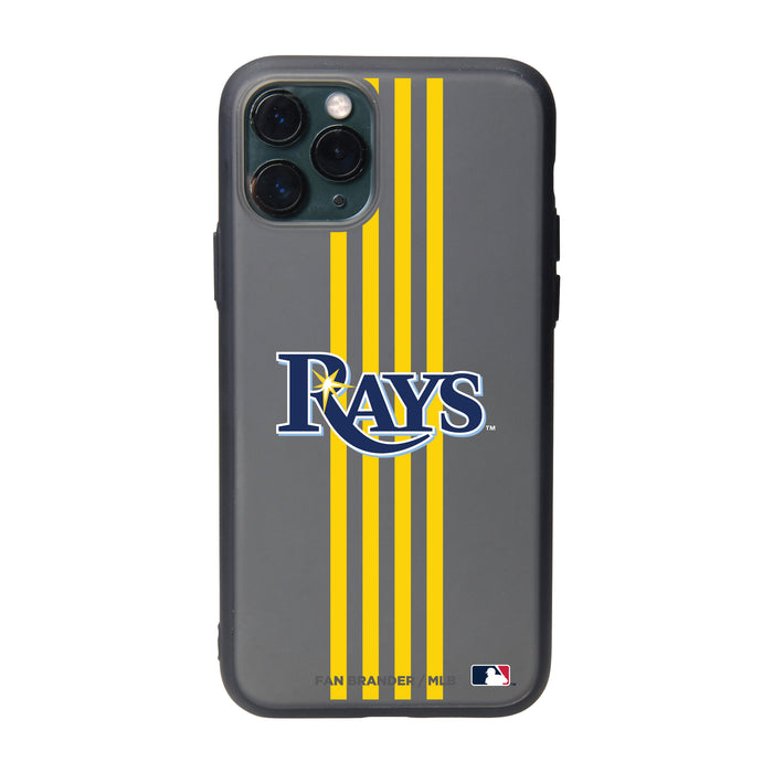 Fan Brander Slate series Phone case with Tampa Bay Rays Primary Logo with Vertical Stripe