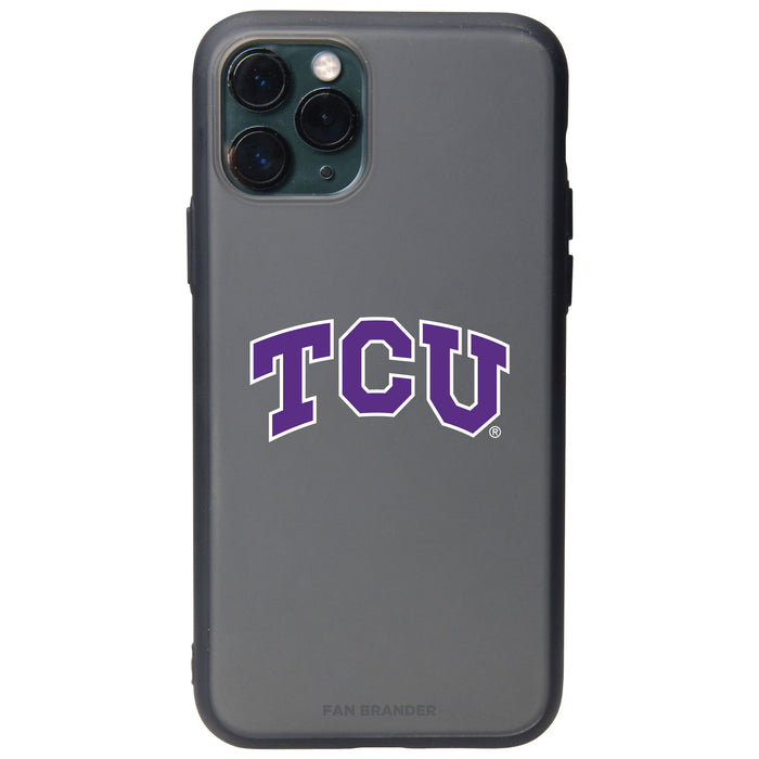 Fan Brander Slate series Phone case with Texas Christian University Horned Frogs Primary Logo