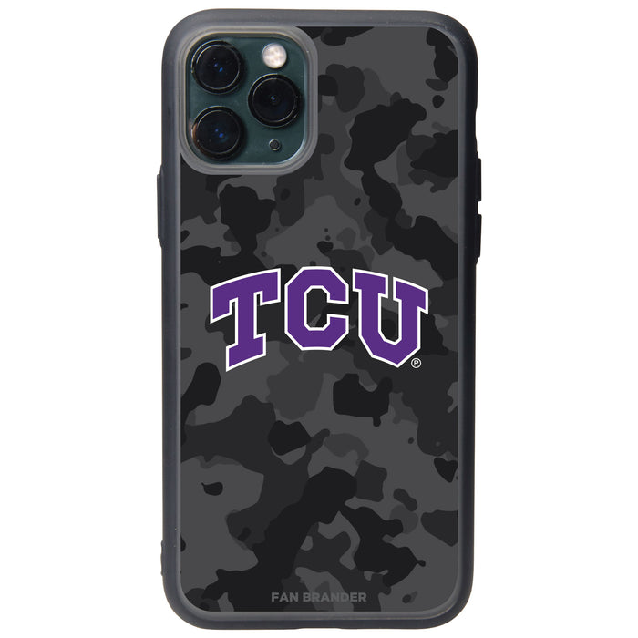 Fan Brander Slate series Phone case with Texas Christian University Horned Frogs Urban Camo design
