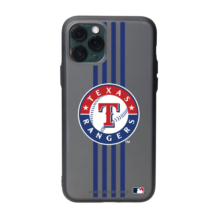 Fan Brander Slate series Phone case with Texas Rangers Primary Logo with Vertical Stripe