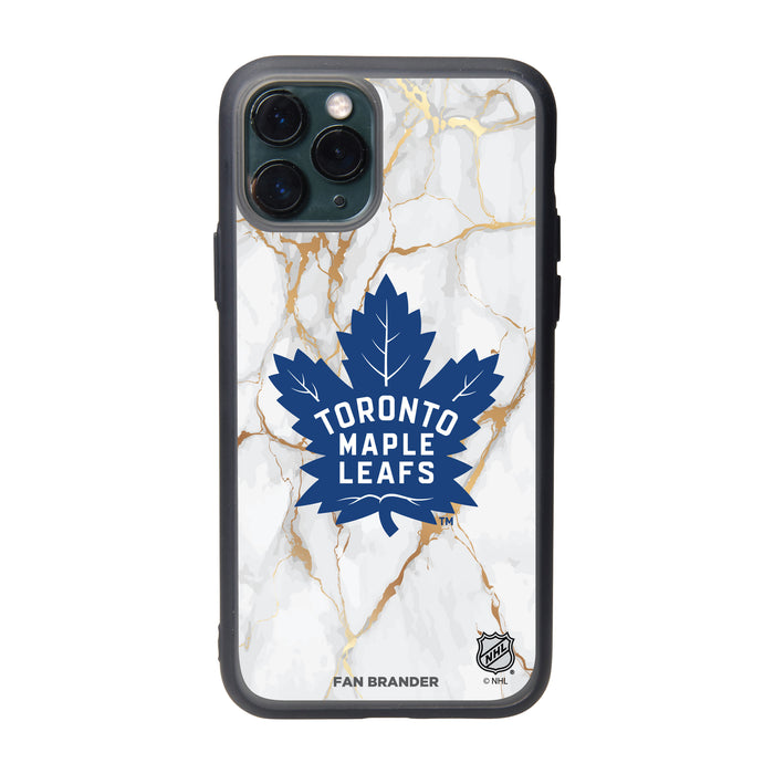 Fan Brander Slate series Phone case with Toronto Maple Leafs White Marble Design