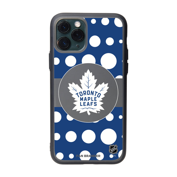 Fan Brander Slate series Phone case with Toronto Maple Leafs Polka Dots design
