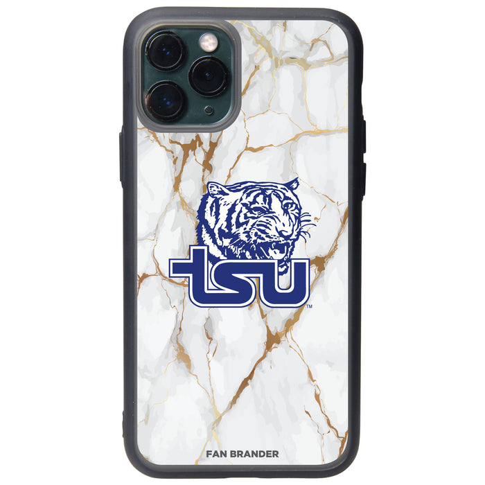 Fan Brander Slate series Phone case with Tennessee State Tigers White Marble Design