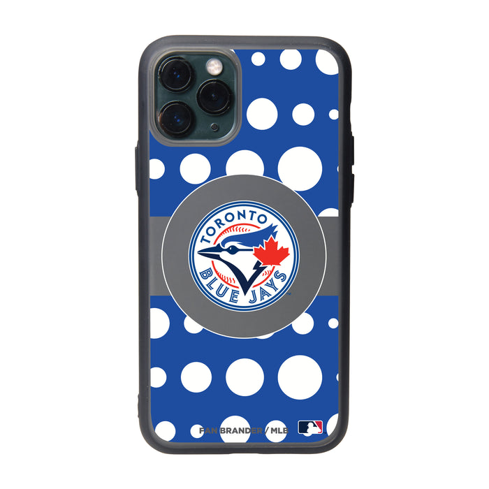 Fan Brander Slate series Phone case with Toronto Blue Jays Primary Logo with Polka Dots