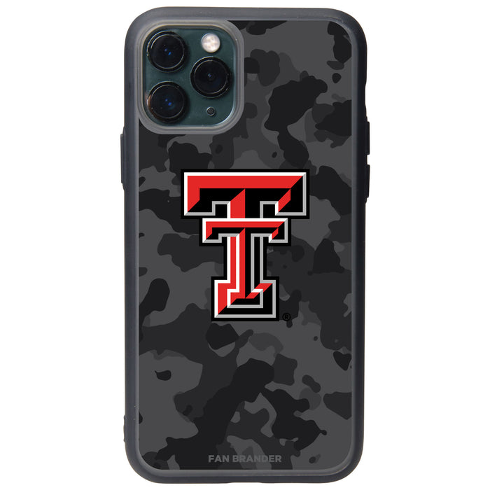 Fan Brander Slate series Phone case with Texas Tech Red Raiders Urban Camo design