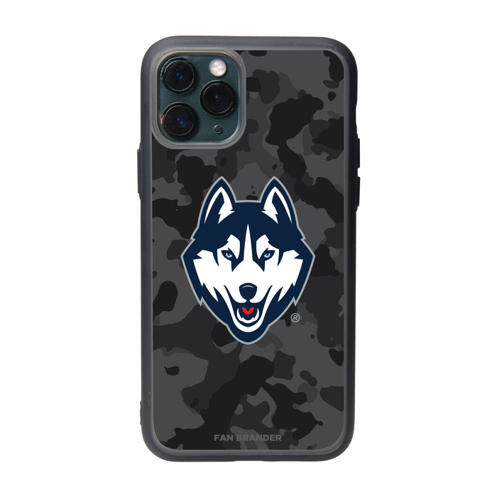 Fan Brander Slate series Phone case with Uconn Huskies Urban Camo design