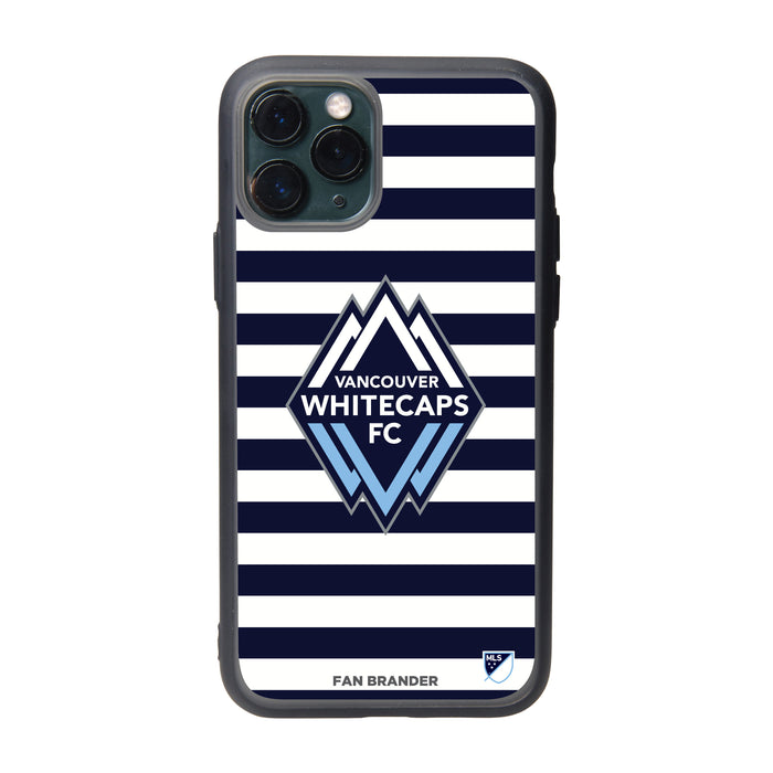 Fan Brander Slate series Phone case with Vancouver Whitecaps FC Primary Logo with Stripes