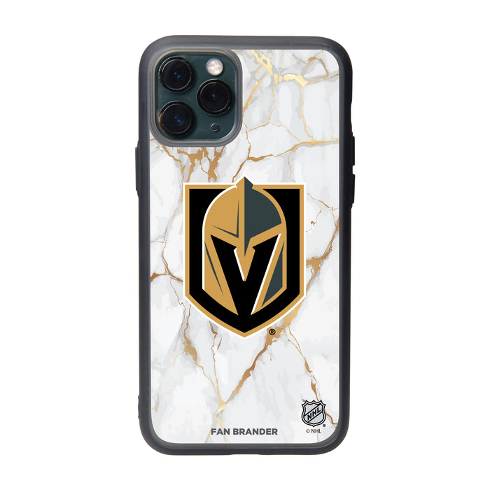 Fan Brander Slate series Phone case with Vegas Golden Knights White Marble Design