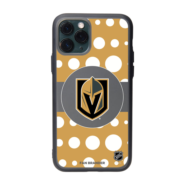 Fan Brander Slate series Phone case with Vegas Golden Knights Polka Dots design