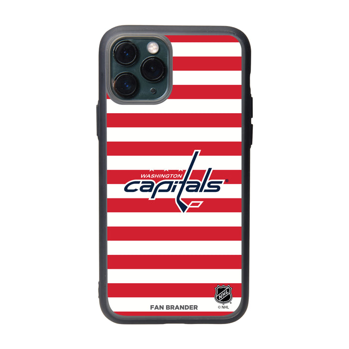 Fan Brander Slate series Phone case with Washington Capitals Stripes