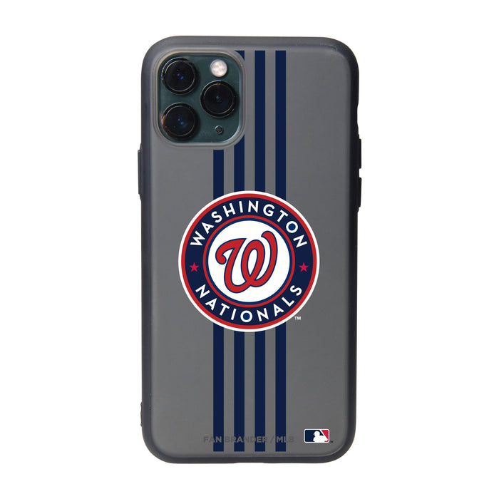 Fan Brander Slate series Phone case with Washington Nationals Primary Logo with Vertical Stripe