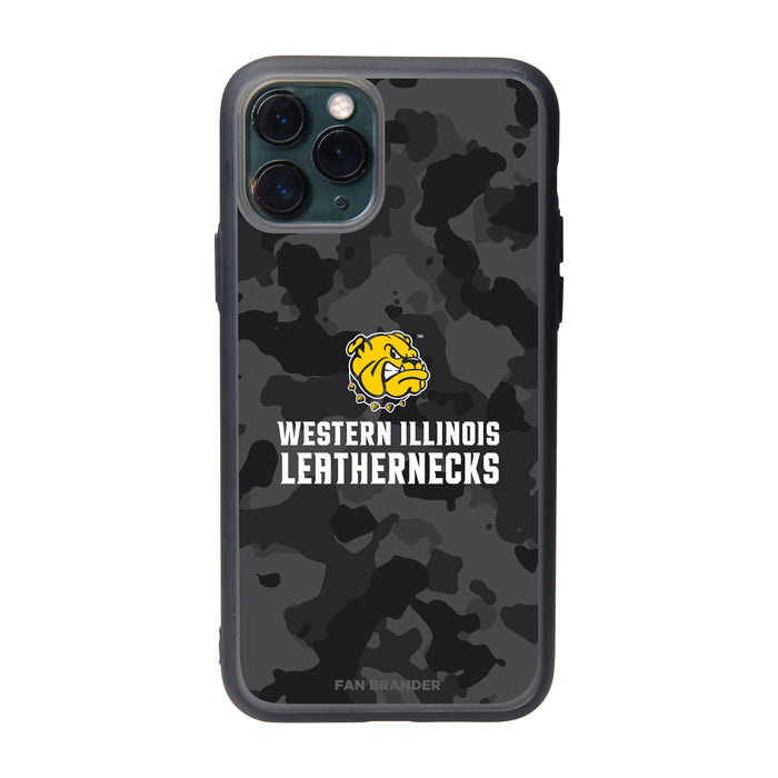Fan Brander Slate series Phone case with Western Illinois University Leathernecks Urban Camo design