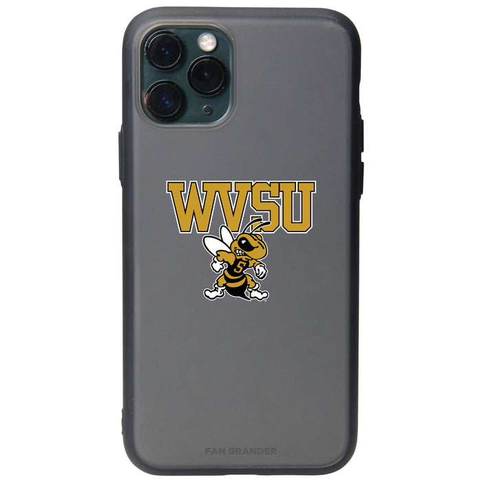 Fan Brander Slate series Phone case with West Virginia State Univ Yellow Jackets Primary Logo