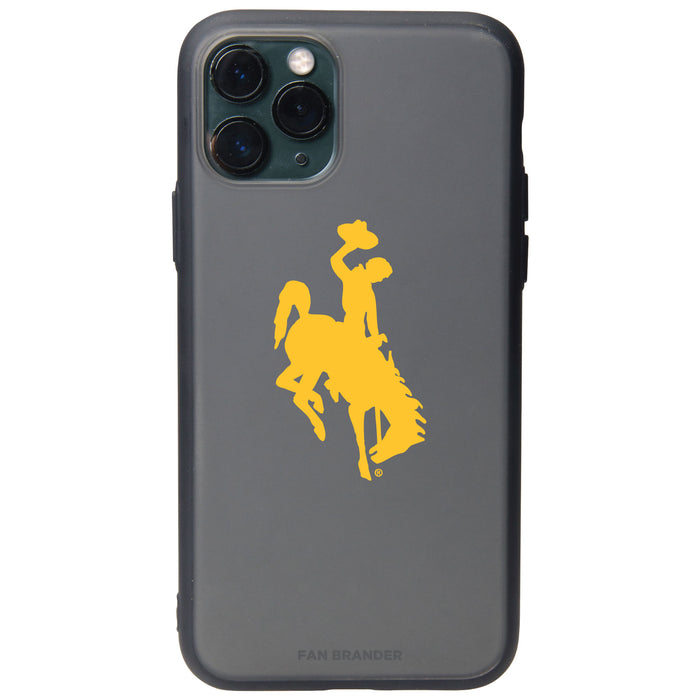 Fan Brander Slate series Phone case with Wyoming Cowboys Primary Logo