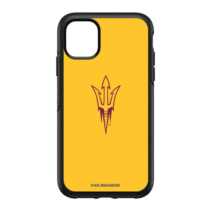 OtterBox Black Phone case with Arizona State Sun Devils Primary Logo with Team Background