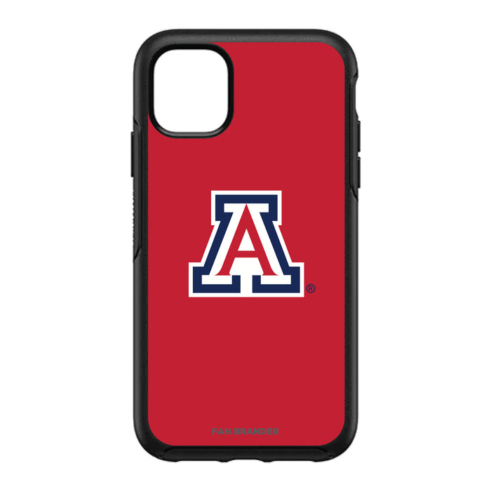 OtterBox Black Phone case with Arizona Wildcats Primary Logo with Team Background