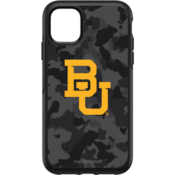 OtterBox Black Phone case with Baylor Bears Urban Camo Background