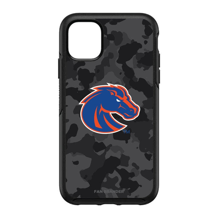 OtterBox Black Phone case with Boise State Broncos Urban Camo Background