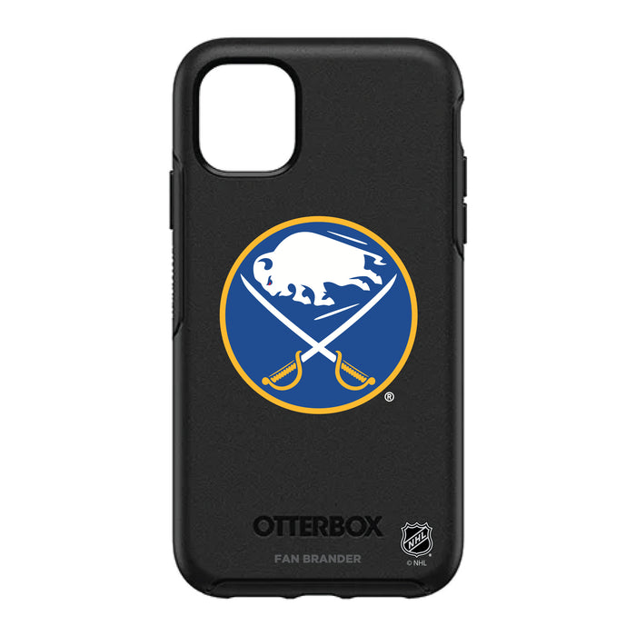 OtterBox Black Phone case with Buffalo Sabres Primary Logo