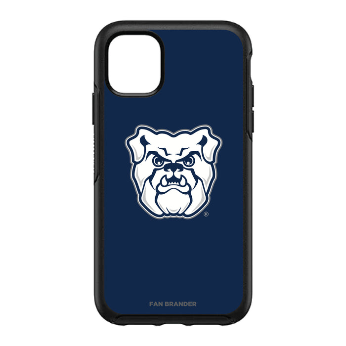 OtterBox Black Phone case with Butler Bulldogs Primary Logo with Team Background