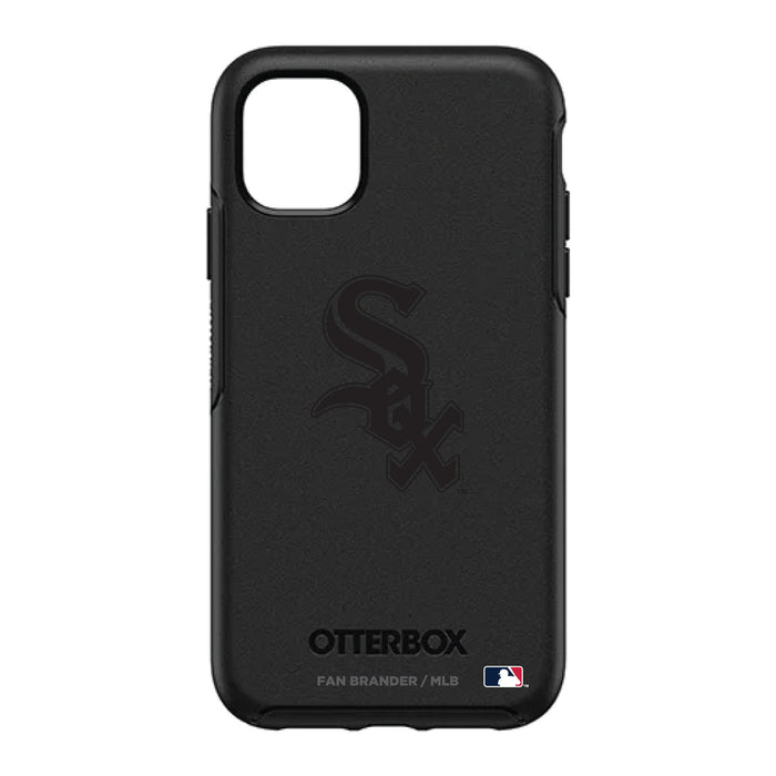 OtterBox Black Phone case with Chicago White Sox Primary Logo in Black