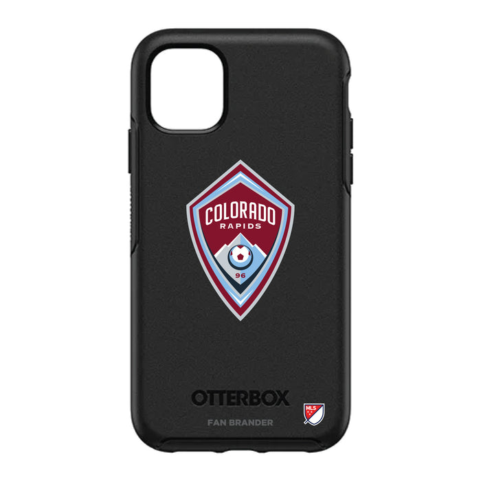 OtterBox Black Phone case with Colorado Rapids Primary Logo