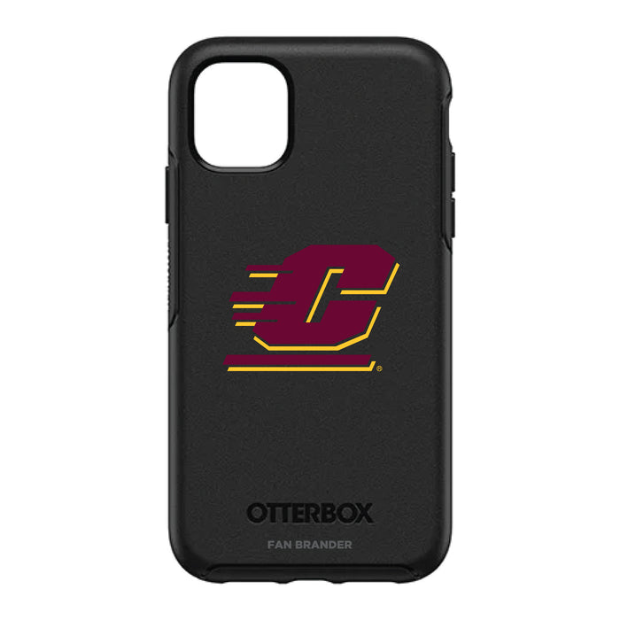 OtterBox Black Phone case with Central Michigan Chippewas Secondary Logo