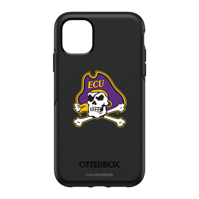 OtterBox Black Phone case with East Carolina Pirates Secondary Logo