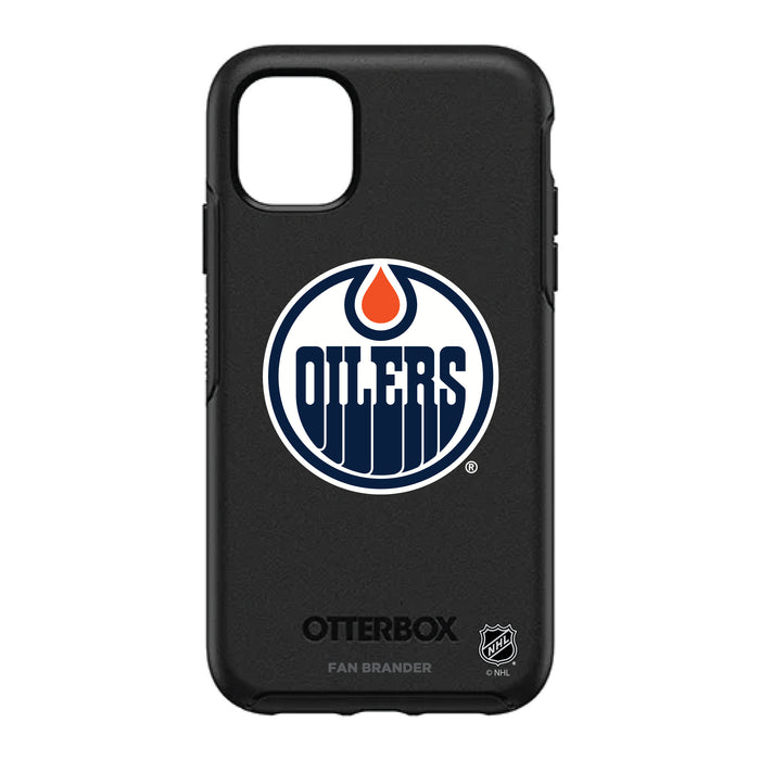 OtterBox Black Phone case with Edmonton Oilers Primary Logo