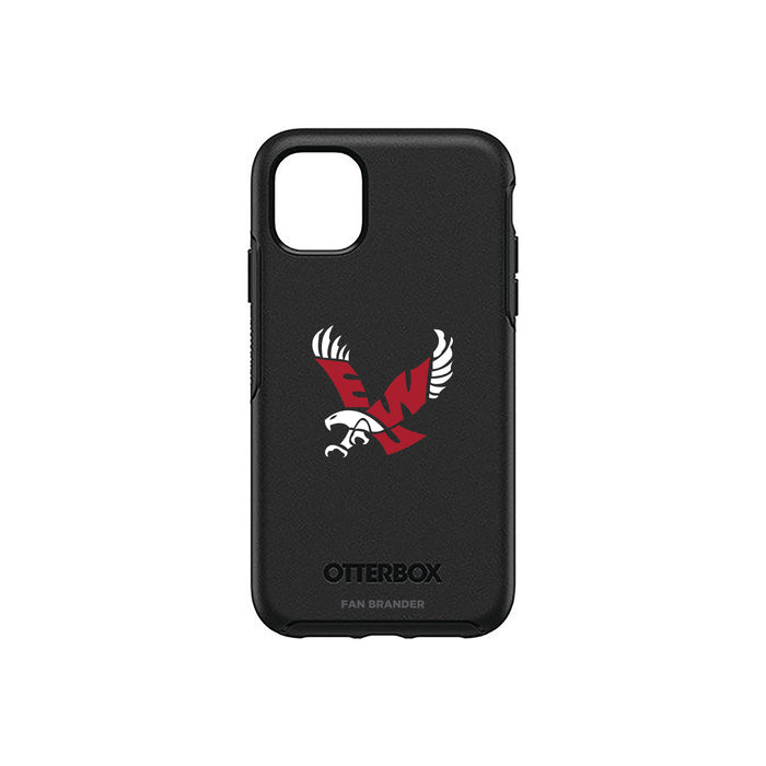 OtterBox Black Phone case with Eastern Washington Eagles Primary Logo