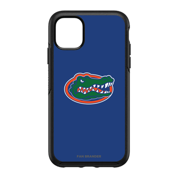 OtterBox Black Phone case with Florida Gators Primary Logo with Team Background