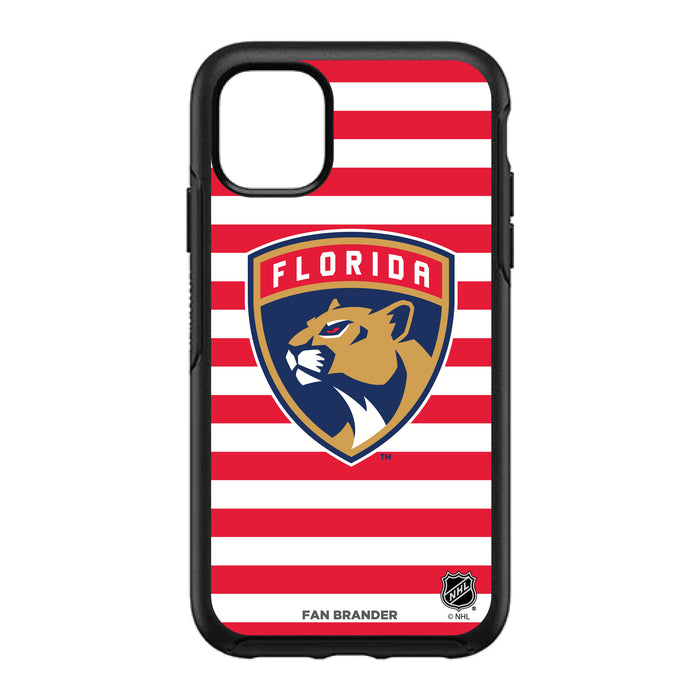 OtterBox Black Phone case with Florida Panthers Stripes