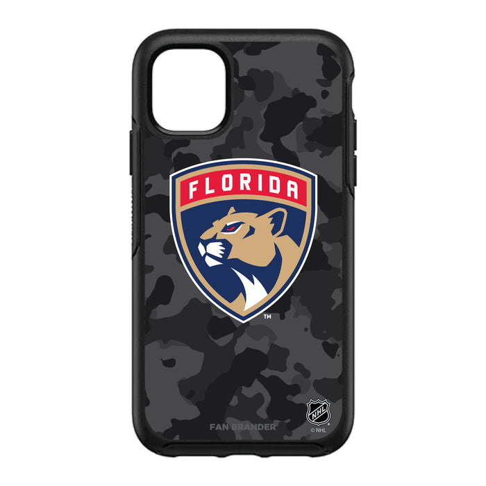 OtterBox Black Phone case with Florida Panthers Urban Camo design