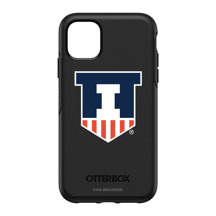 OtterBox Black Phone case with Illinois Fighting Illini Secondary Logo