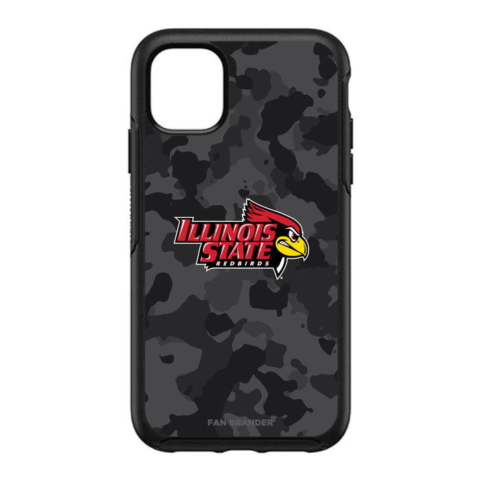 OtterBox Black Phone case with Illinois State Redbirds Urban Camo Background